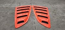 Load image into Gallery viewer, 2015-2023 Ford Mustang GT Pair Rear Window Louver Covers Orange7
