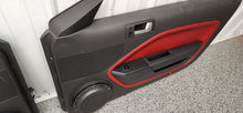 Load image into Gallery viewer, 2005-2009 Ford Mustang GT Black/Red Door Panel Set OEM3