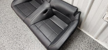Load image into Gallery viewer, 2015-2017 Ford Mustang GT Coupe Black Leather White Stitch Rear Seat-OEM
