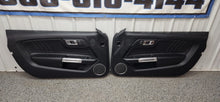 Load image into Gallery viewer, 2015-2023 Ford Mustang GT V6 LH & RH Leather Insert Door Panel SET - OEM0