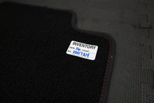 Load image into Gallery viewer, 2015-2023 Ford Mustang Floor Mat Cloth "FRONT" Red Stitching OEM