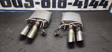 Load image into Gallery viewer, 2018-2023 Ford Mustang GT Active Exhaust Quad Tip Mufflers - OEM0