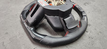 Load image into Gallery viewer, 2018-2023 Ford Mustang GT Carbon Fiber Steering Wheel Red Stitching