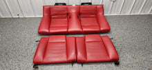 Load image into Gallery viewer, 2005-2009 Ford Mustang GT Red Leather Rear Seat Only OEM0