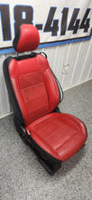 Load image into Gallery viewer, 2018-2023 Ford Mustang GT Red / Black Leather Seat Set Front Back OEM14