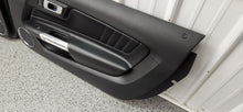 Load image into Gallery viewer, 2015-2023 Ford Mustang GT V6 LH & RH Leather Insert Door Panel SET OEM1