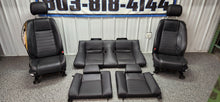 Load image into Gallery viewer, 2010-2014 Ford Mustang Black Leather Seat Set OEM