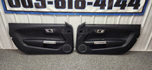 Load image into Gallery viewer, 2018-2023 Ford Mustang GT Mahogany Stich Door Panel Set OEM