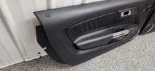 Load image into Gallery viewer, 2015-2023 Ford Mustang GT V6 EcoBoost LH & RH Leather Insert Door Panel SET OEM