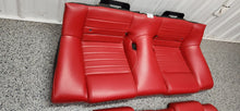Load image into Gallery viewer, 2005-2009 Ford Mustang GT Red Leather Rear Seat Only OEM2