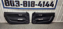 Load image into Gallery viewer, 2015-2023 Ford Mustang GT V6 EcoBoost LH & RH Leather Insert Door Panel SET OEM