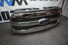 Load image into Gallery viewer, 2015-2017 Ford F-150 Front Upper Chrome Grille w/ Emblem & Shutters OEM