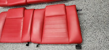 Load image into Gallery viewer, 2005-2009 Ford Mustang GT Red Leather Rear Seat Only OEM5