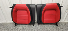 Load image into Gallery viewer, 2018-2023 Ford Mustang GT Red / Black Leather Seat Set Front Back OEM7