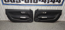 Load image into Gallery viewer, 2018-2023 Ford Mustang GT V6 LH RH Premium Leather Insert Door Panel SET OEM0