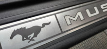 Load image into Gallery viewer, 2015-2023 Ford Mustang GT Door Sill "My Color" Scuff Plate SET OEM