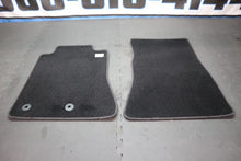 Load image into Gallery viewer, 2015-2023 Ford Mustang Floor Mat Cloth "FRONT" Red Stitching OEM