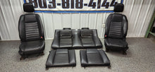 Load image into Gallery viewer, 2005-2009 Ford Mustang GT Shelby Black Leather Seat Set OEM