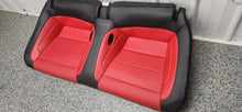 Load image into Gallery viewer, 2018-2023 Ford Mustang GT Red / Black Leather Seat Set Front Back OEM1