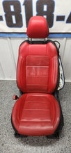 Load image into Gallery viewer, 2018-2023 Ford Mustang GT Red / Black Leather Seat Set Front Back OEM15