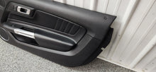 Load image into Gallery viewer, 2015-2023 Ford Mustang GT V6 LH & RH Leather Insert Door Panel Set OEM