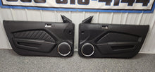 Load image into Gallery viewer, 2010-2014 Ford Mustang GT V6 LH & RH Leather Insert Door Panel OEM