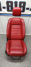 Load image into Gallery viewer, 2005-2009 Ford Mustang GT Red Leather Front Seat Set OEM2