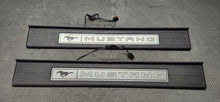 Load image into Gallery viewer, 2018-2023 Ford Mustang Scuff Plates Interior Trim OEM