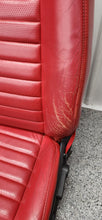 Load image into Gallery viewer, 2005-2009 Ford Mustang GT Red Leather Front Seat Set OEM9