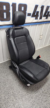 Load image into Gallery viewer, 2015-2017 Ford Mustang GT Coupe Black Leather Seat Set Front Back OEM11