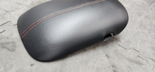 Load image into Gallery viewer, 2015-2023 Ford Mustang GT Center Console Lid Armrest Black w/ Red Stich OEM3