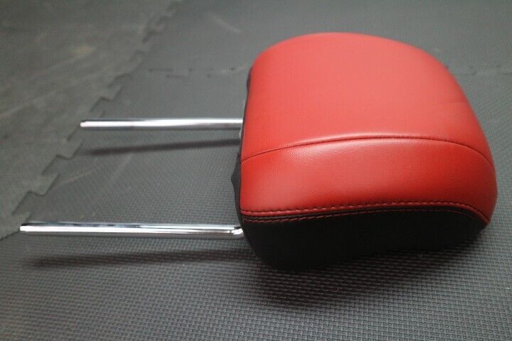 2015-2017 Ford Mustang Red Leather Headrest OEM