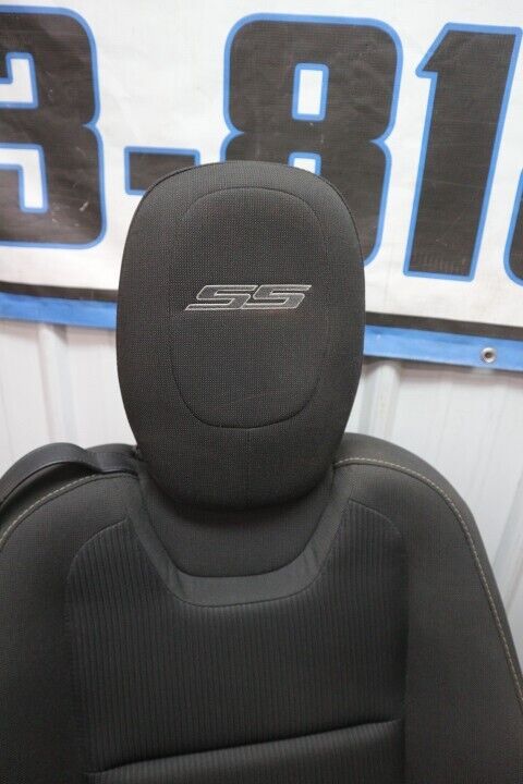 2010-2015 Chevy Camaro SS Front & Rear Black Cloth Seats Coupe Power OEM