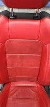 Load image into Gallery viewer, 2018-2023 Ford Mustang GT Red / Black Leather Seat Set Front Back OEM16
