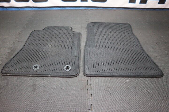 2015-2024 Ford Mustang Floor Mat Cloth "FRONT" Red Stitching OEM