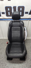 Load image into Gallery viewer, 2015-2017 Ford Mustang GT Coupe Black Leather Seat Set Front Back OEM15
