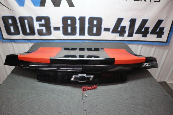 2010-2012 Chevrolet Camaro Trunk Lid w/ Spoiler "Black/Orange" OEM