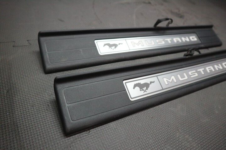 2015-2023 Ford Mustang GT Illuminated Door Sill Scuff Plate SET - OEM