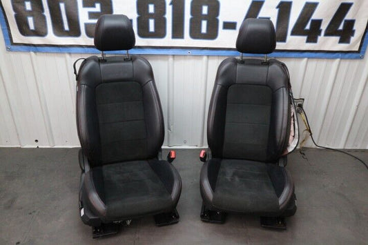 2015-2017 Ford Mustang California Special Black Leather Seat Set Power OEM