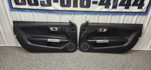 Load image into Gallery viewer, 2015-2023 Ford Mustang GT V6 LH &amp; RH Leather Insert Door Panel SET OEM0
