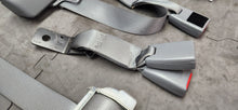 Load image into Gallery viewer, 2011-2014 Ford F-150 Super Cab Grey Rear Seat Belt Set OEM4
