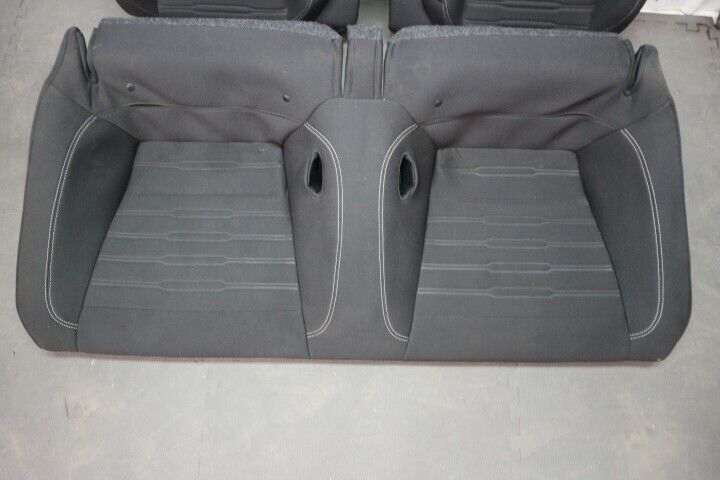 2015-2017 Ford Mustang GT Black Cloth Seat Set Power OEM