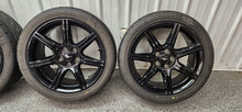 Load image into Gallery viewer, 2018-2021 Ford Mustang Factory Alloy Rim - 19x8.5 Gloss Black JR3J1007FA OEM8

