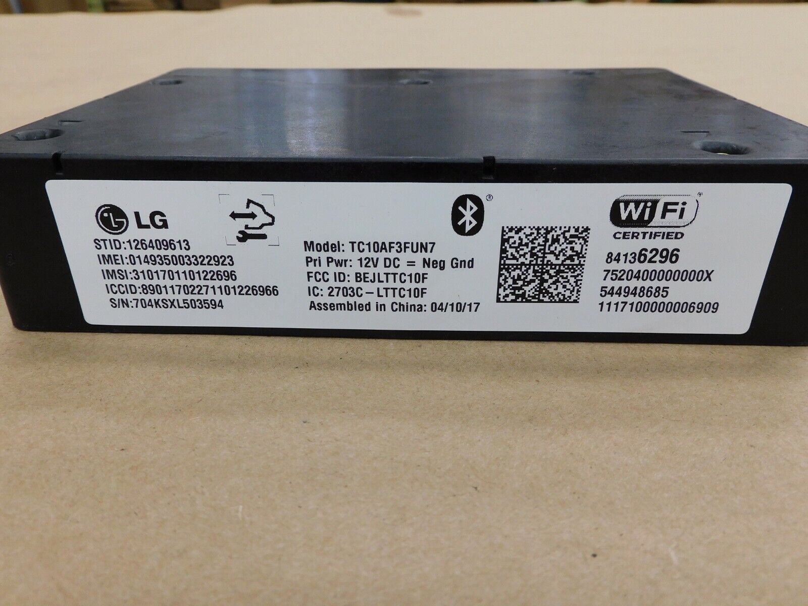 2010-2015 Chevrolet Camaro SS Wifi Module LG OEM