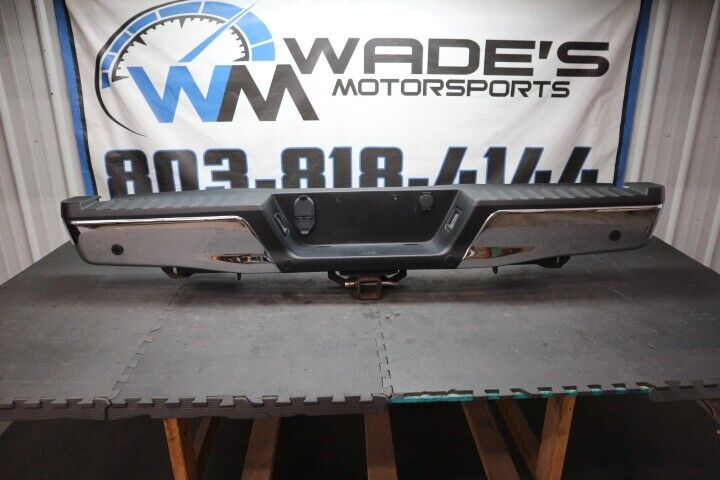 2015-2018 Ford F150 King Ranch Complete Rear Bumper Chrome W/Sensors -OEM