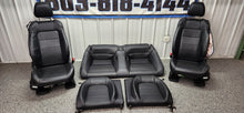 Load image into Gallery viewer, 2015-2017 Ford Mustang Black Leather Seat Set OEM
