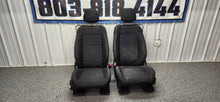 Load image into Gallery viewer, 2015-2017 Ford Mustang GT "Mustang" Black Cloth Power Seats -  Front Only- OEM0
