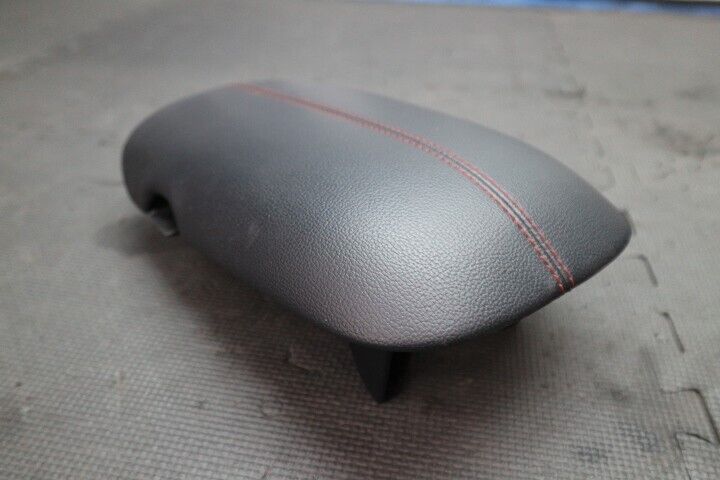 2015-2023 Ford Mustang GT Center Console Lid Armrest Red Stitching - OEM