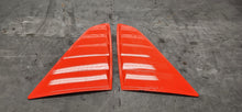 Load image into Gallery viewer, 2015-2023 Ford Mustang GT Pair Rear Window Louver Covers Orange0
