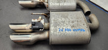 Load image into Gallery viewer, 2018-2023 Ford Mustang GT Active Exhaust Quad Tip Mufflers - OEM3

